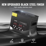 VEVOR 3 l ultraskaņas tīrītājs, 120 W digitāla ultraskaņas tīrīšanas iekārta ar saudzīgo režīmu un uzlabotu degazēšanu, 40 kHz ultraskaņas tīrītājs ar sildīšanu un taimeri juvelierizstrādājumu, briļļu, instrumentu un retainieru tīrīšanai