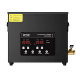 VEVOR 6 l ultraskaņas tīrītājs, 180 W digitāla ultraskaņas tīrīšanas iekārta ar saudzīgo režīmu un uzlabotu degazēšanu, 40 kHz industriāls ultraskaņas tīrītājs ar sildīšanu un taimeri retainieru, juvelierizstrādājumu un instrumentu tīrīšanai