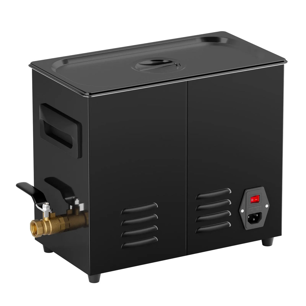 VEVOR 6 l ultraskaņas tīrītājs, 180 W digitāla ultraskaņas tīrīšanas iekārta ar saudzīgo režīmu un uzlabotu degazēšanu, 40 kHz industriāls ultraskaņas tīrītājs ar sildīšanu un taimeri retainieru, juvelierizstrādājumu un instrumentu tīrīšanai