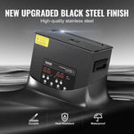 VEVOR 6 l ultraskaņas tīrītājs, 180 W digitāla ultraskaņas tīrīšanas iekārta ar saudzīgo režīmu un uzlabotu degazēšanu, 40 kHz industriāls ultraskaņas tīrītājs ar sildīšanu un taimeri retainieru, juvelierizstrādājumu un instrumentu tīrīšanai