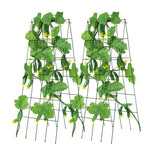 VEVOR gurķu režģis kāpjošiem augiem 99,1 × 81,3 cm, salokāms metāla dārza režģis ar savilcējstieplēm, augu balsts paaugstinātām dobēm gurķiem, tomātiem, ķirbjiem un dārzeņiem