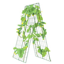 VEVOR gurķu režģis kāpjošiem augiem 116,8 × 81,3 cm, salokāms metāla dārza režģis ar augu klipšiem, augu balsts paaugstinātām dobēm gurķiem, tomātiem, ķirbjiem un dārzeņiem