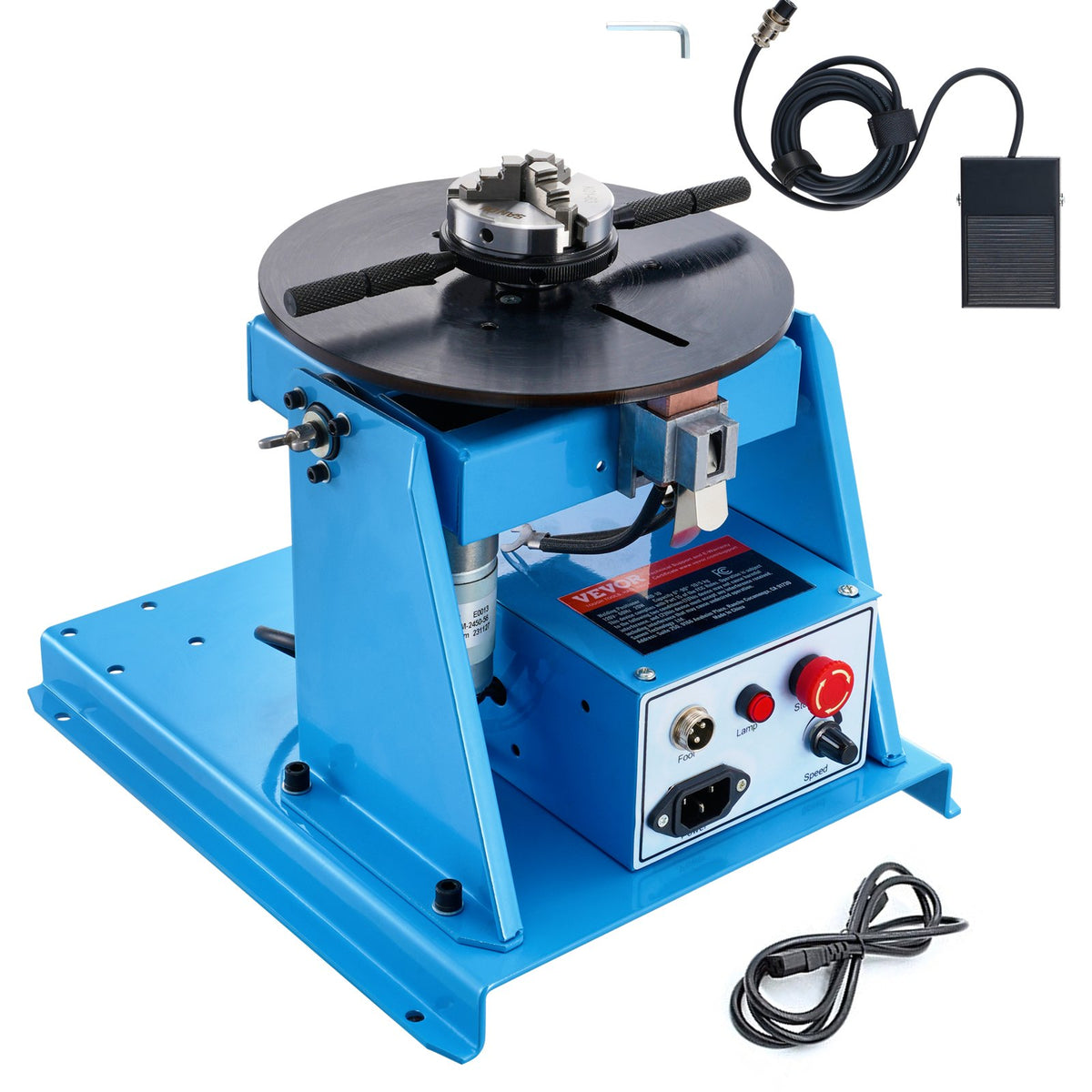 VEVOR 10 kg pöörlev keevituspositsioneerija 0-90° positsioneerimise pöörlev laud 1-12 rpm