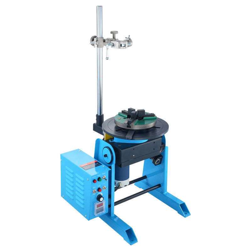 VEVOR welding positioner 30 kg, 0-90° rotary table, 1-12 rpm
