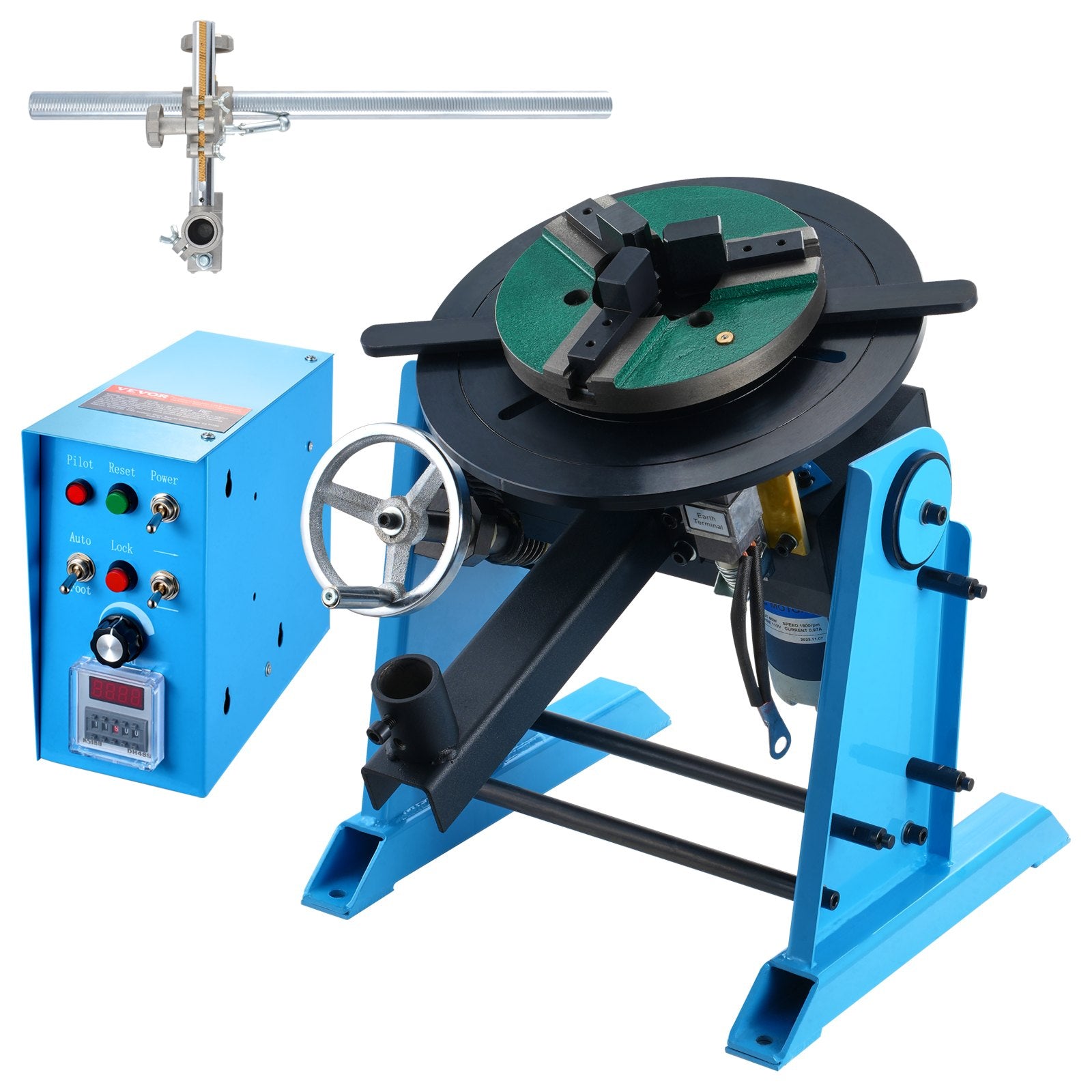 VEVOR metināšanas pozicionētājs 30 kg, 0–90° rotējošs galds, 1–12 apgr./min