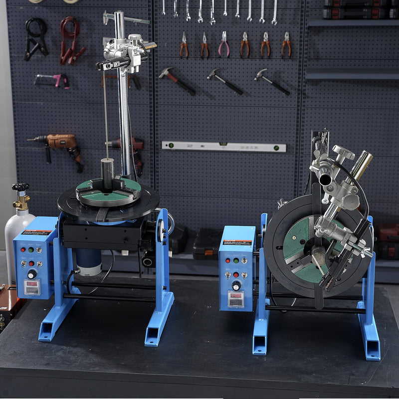VEVOR welding positioner 30 kg, 0-90° rotary table, 1-12 rpm
