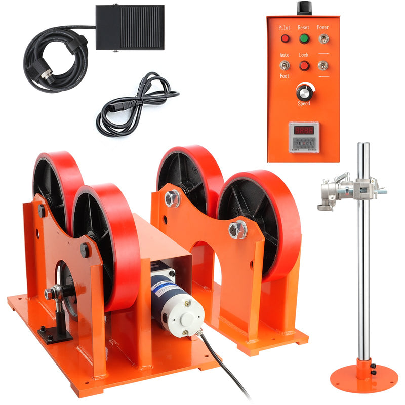 VEVOR welding rotator with coupled rollers - rotating device with a load capacity of 1000 kg