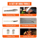 VEVOR rotējošais BBQ grils – 50W elektriskais cepšanas grils veselai cūkai, jēram un vistai, MAX slodze 41 kg