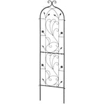 VEVOR dārza režģis kāpjošiem augiem 152,4 × 38,1 cm, rūsas izturīgs metāla režģis rozēm, klematēm un gurķiem, dekoratīvs augsts augu balsts dārzam, pagalmam un zālienam