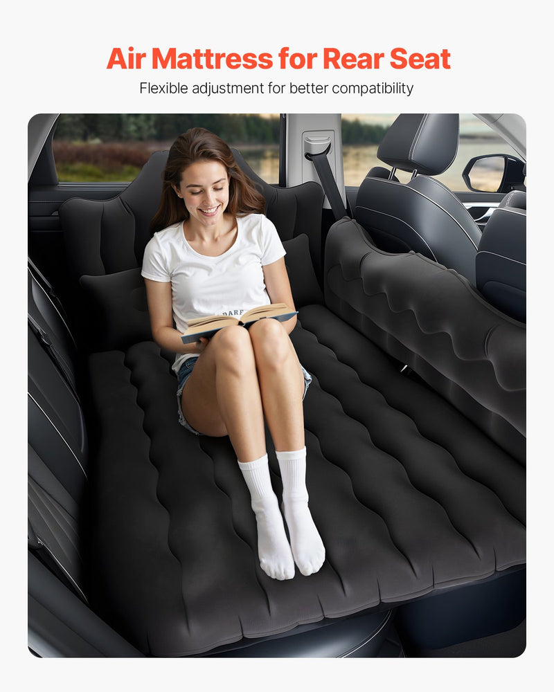 Надувной автомобильный матрас VEVOR для кемпинга и путешествий - подходит для внедорожников, MPV, седанов