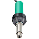 Fēna pistole 1600 W, 220 V, 8 daļu PVC komplekts, karstā gaisa pistole ar mikas sildīšanas kodolu, temperatūras regulēšana 40–600 °C