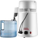 4L VEVOR 750W 220V Tīra Ūdens Destilators – 1L/h Ūdens Attīrītājs ar Filtru