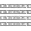 E-Track kravas stiprinājuma sliežu komplekts, 24 gab., 1524 mm tērauda sliedes (8 gab.) ar 8 O-veida enkurstiprinājumiem un 8 D-veida gredzena stiprinājumiem, universāli piederumi kravu, motociklu un velosipēdu nostiprināšanai, kravnesība 907 kg