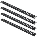 E sliedes stiprināšanas komplekts, 30 gab., 152,4 cm, ietver 4 tērauda sliedes, 2 vienvietīgās ligzdas, 8 O-veida gredzenus, 8 stiprinājumus ar D-veida gredzenu un 8 gala vāciņus, paredzēts kravas, motociklu un velosipēdu nostiprināšanai