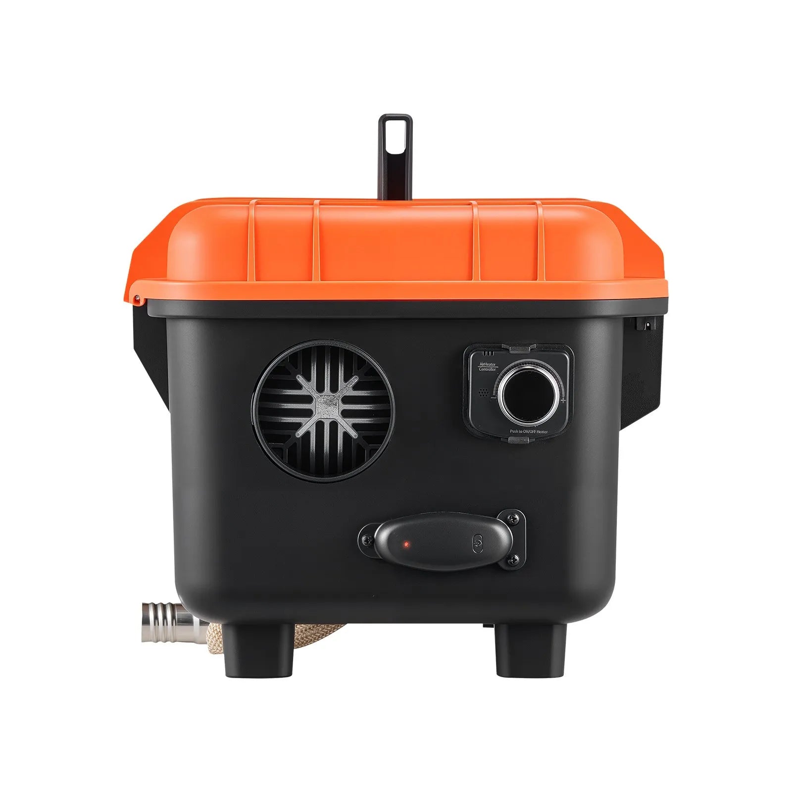 Dīzeļdegvielas sildītājs, 8 kW, 220V un DC 12 V, pārnēsājams viengabala gaisa sildītājs ar tālvadību un LCD ekrānu, ātra uzsildīšana, zems trokšņa līmenis, 4 l degvielas tvertne, piemērots kravas auto, furgoniem, kemperiem un garāžām