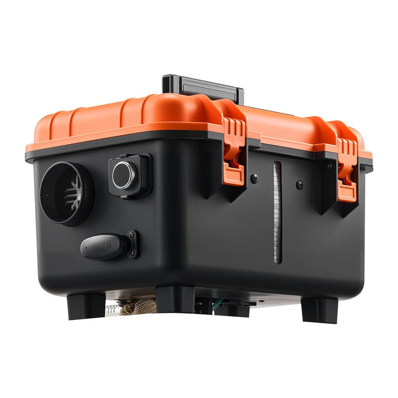 Dīzeļdegvielas sildītājs, 8 kW, 220V un DC 12 V, pārnēsājams viengabala gaisa sildītājs ar tālvadību un LCD ekrānu, ātra uzsildīšana, zems trokšņa līmenis, 4 l degvielas tvertne, piemērots kravas auto, furgoniem, kemperiem un garāžām