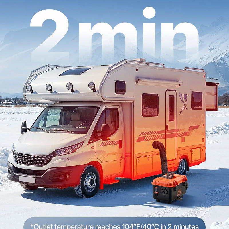 Dīzeļdegvielas sildītājs, 8 kW, 220V un DC 12 V, pārnēsājams viengabala gaisa sildītājs ar tālvadību un LCD ekrānu, ātra uzsildīšana, zems trokšņa līmenis, 4 l degvielas tvertne, piemērots kravas auto, furgoniem, kemperiem un garāžām