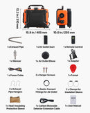 Dīzeļdegvielas sildītājs, 8 kW, 220V un DC 12 V, pārnēsājams viengabala gaisa sildītājs ar tālvadību un LCD ekrānu, ātra uzsildīšana, zems trokšņa līmenis, 4,5 l degvielas tvertne, piemērots kravas auto, furgoniem un kemperiem