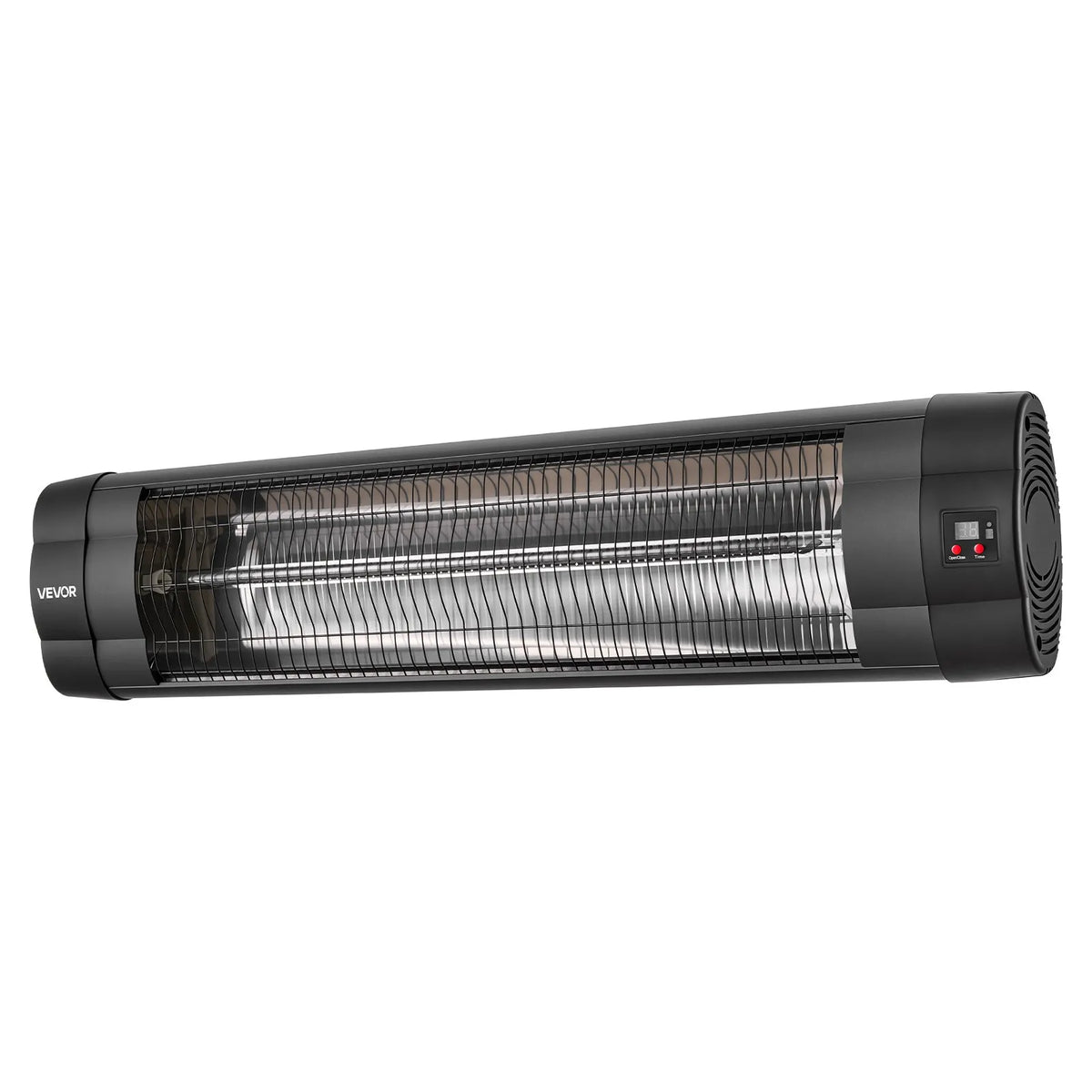 VEVOR infrasarkanais sildītājs 2500W, 3 režīmi, taimeris, melns