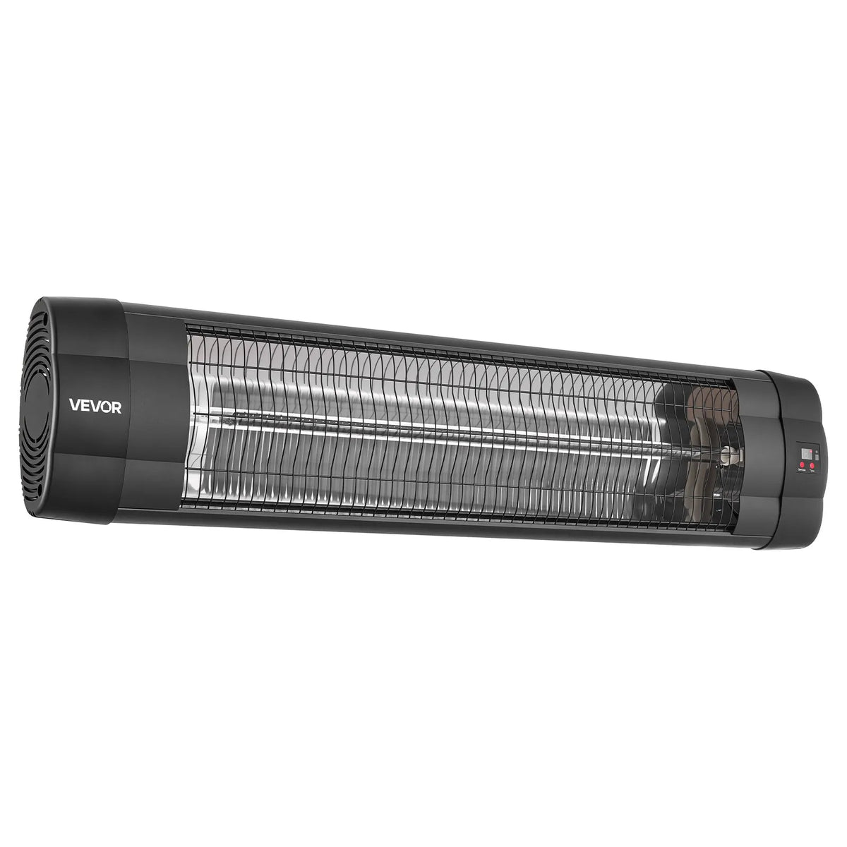 VEVOR infrasarkanais sildītājs 2500W, 3 režīmi, taimeris, melns