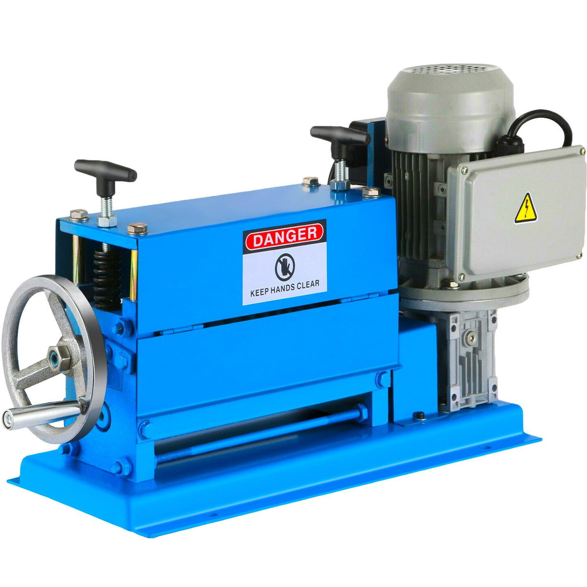VEVOR automātiskā vadu noņemšanas iekārta 1,5–38 mm, 370 W, elektriskā kabeļu noņēmējmašīna ar 10 asmeņiem, ātrums 15 m/min