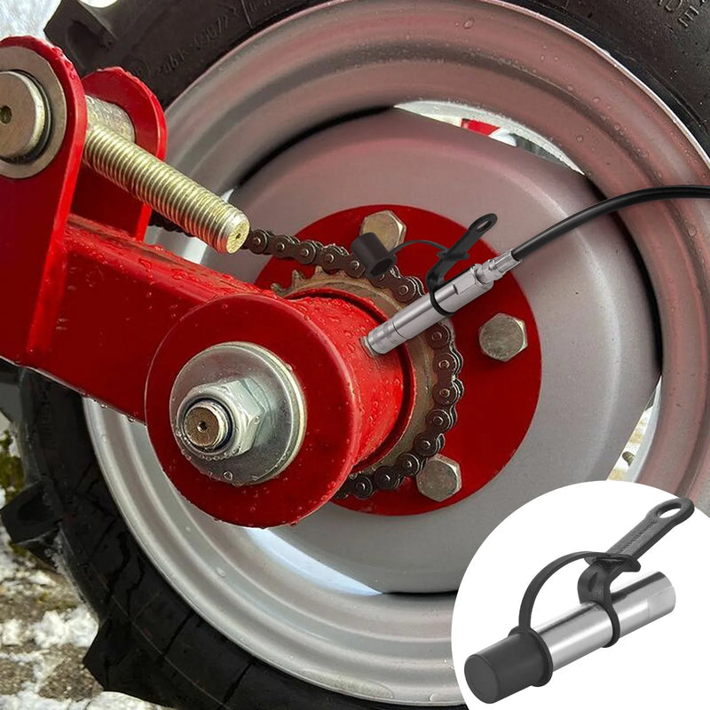 Smērvielas pistoles sakabe 10000 PSI, augstspiediena, 3-žokļu fiksācija, ātrā atbrīvošana, ar šļūteni, Zerk savienojumu tīrītāju un hermētisku vāciņu, saderīga ar visām smērvielas pistolēm 3,2 mm NPT savienojumiem