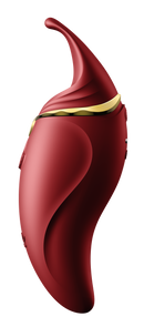 HERO ar aplikācijas vadību masāžas vibrējoša ierīce no LEGEND AURORA kolekcijas,sarkanā krāsa,skatīt aprakstu,diskrēta piegāde melnā iepakojumā