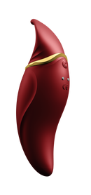 HERO ar aplikācijas vadību masāžas vibrējoša ierīce no LEGEND AURORA kolekcijas,sarkanā krāsa,skatīt aprakstu,diskrēta piegāde melnā iepakojumā