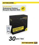 30x jeb 180h Nitecore moskītu atbaidīšanas maiņas Spilventiņi izmēri - 34mm x 48mm   Katrs spilventiņš nodrošina līdz 6 stundām aizsardzības, un iepakojumā ir 30 spilventiņi, kas kopumā nodrošina līdz 180 stundām aizsardzības.