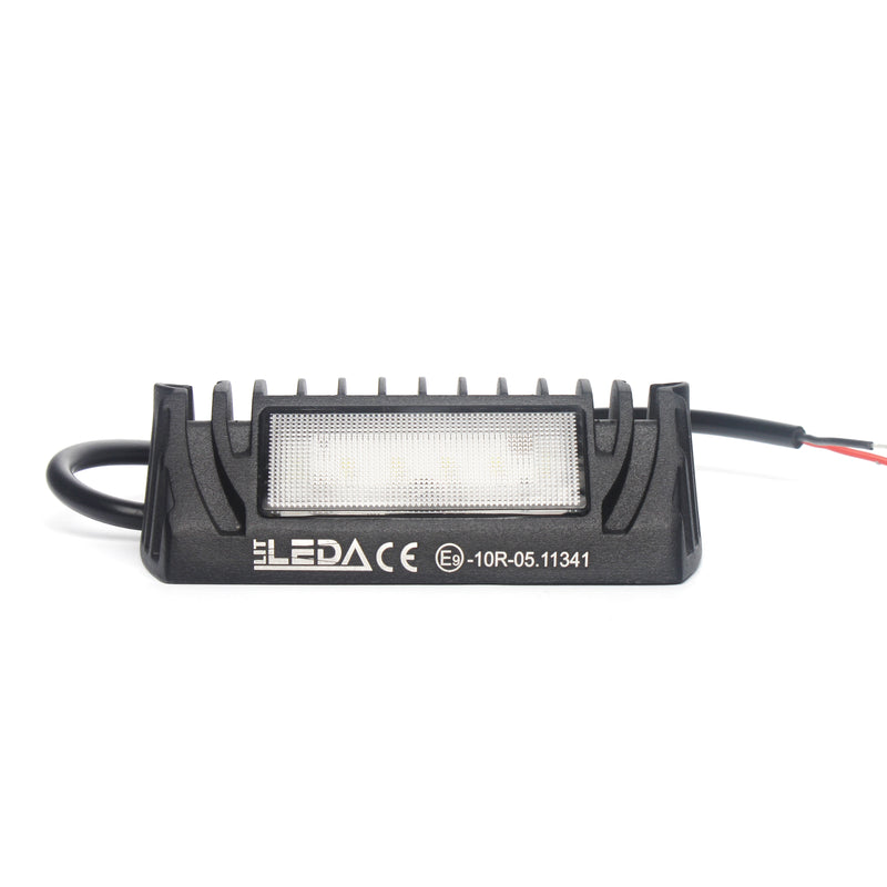 LED auto numura apgaismojums 18W, 1000lm; (6x3W, plats leņķis)