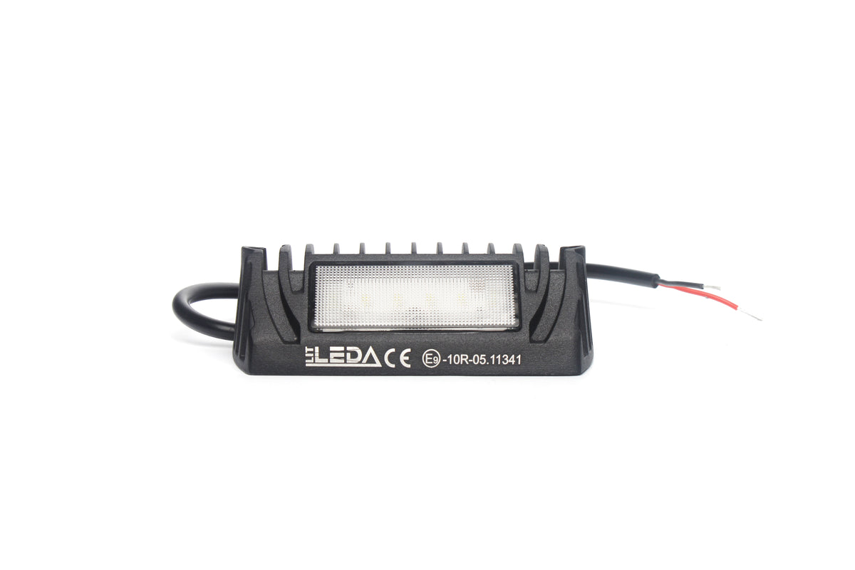 LED auto numura apgaismojums 18W, 1000lm; (6x3W, plats leņķis)