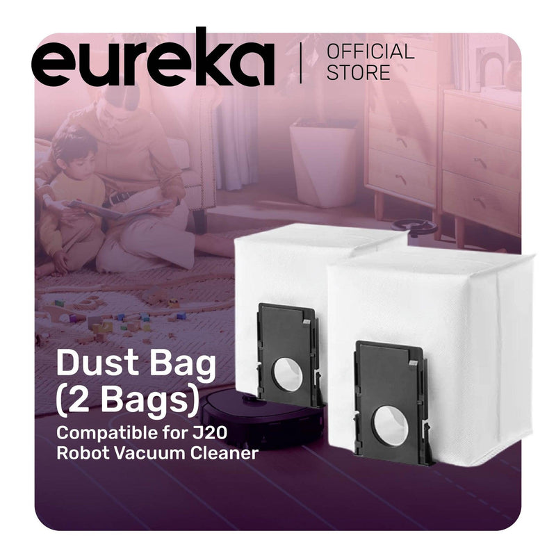EUREKA J20-DBX2 putekļu maisu komplekts robotizētajam putekļsūcējam J20, 2 gab.