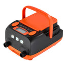VEVOR SUP dēļa sūknis 20 PSI ar akumulatoru, divpakāpju piepūšanu un iztukšošanu, automātisku izslēgšanos, 12 V DC auto pieslēgumu un LED apgaismojumu piepūšamām laivām, teltīm un matračiem