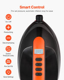 VEVOR SUP dēļa sūknis 20 PSI ar 70 l/min piepūšanas ātrumu, automātisku izslēgšanos un 12 V DC auto pieslēgumu piepūšamiem dēļiem, teltīm un matračiem