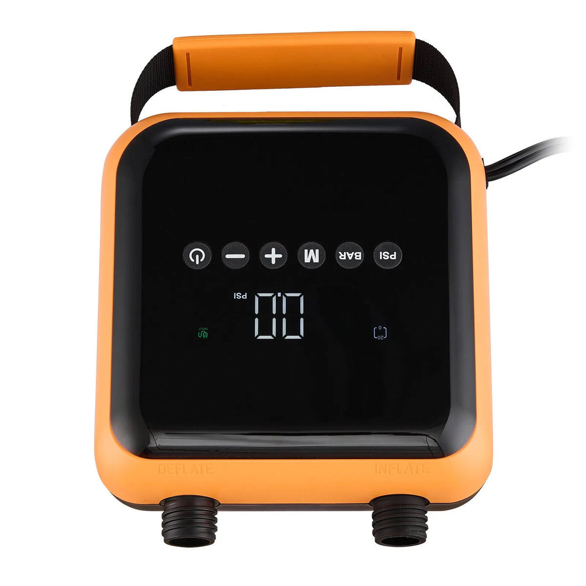 Насос для SUP-досок VEVOR 40 PSI с двухступенчатым нагнетанием и спусканием, автоматическим отключением и подключением к автомобильному источнику питания 12 В постоянного тока для надувных досок, палаток и матрасов