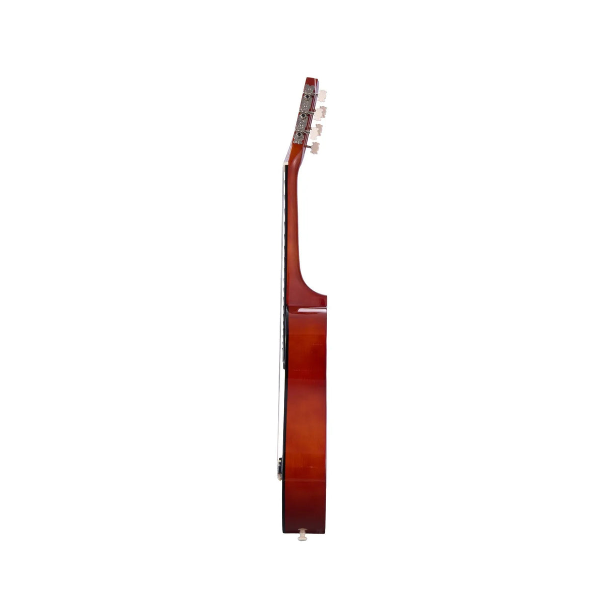 VEVOR klasiskā ģitāra, 780 mm, sākuma komplekts iesācējiem ar neilona stīgām, pārvalku, siksnu, skaņotāju, papildu stīgām, mediatoriem un kapo, liepkoka korpuss, bērniem un jauniešiem, dabīgā koka krāsā