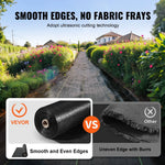VEVOR Premium pastiprināts nezāļu ierobežošanas ainavu audums 3,96 x 32,92 m, 141,7 g/m² austs ģeotekstils zem grants, augstas caurlaidības piebraucamā ceļa segums, dārza nezāļu kontroles audums