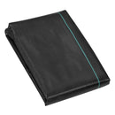 VEVOR nezāļu kontroles ainavu audums, 0,9 x 30,5 m izturīgs dārza nezāļu audums, austs PP nezāļu kontroles audums, piebraucamā ceļa audums, ģeotekstils ainavu labiekārtošanai, zemes pārklājs, nezāļu bloķēšanas paklājs, melns