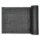 VEVOR nezāļu barjeras audums smagai slodzei, 1,8 x 76,2 m, 141,7 g/m² austs ainavu segums, nezāļu ierobežošanas pārklājums dārzam, ģeotekstila pamatne, melns