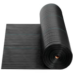 VEVOR nezāļu barjeras audums smagai slodzei, 1,8 x 76,2 m, 141,7 g/m² austs ainavu segums, nezāļu ierobežošanas pārklājums dārzam, ģeotekstila pamatne, melns
