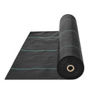 VEVOR nezāļu barjeras ainavu audums 1,83 x 91,44 m, izturīgs austs PP dārza nezāļu kontroles audums, piebraucamā ceļa un ģeotekstila audums ainavu labiekārtošanai, augsnes segums un nezāļu bloķēšanas paklājs, melns
