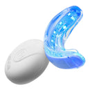 VEVOR zobu balināšanas komplekts ar LED gaismu, 32 LED paātrinātājgaismas, balināšanas sloksnēm, pildspalvām un gēla šļircēm, U veida uzgali, pārnēsājams bezvadu komplekts noturīgu traipu ātrai un efektīvai noņemšanai