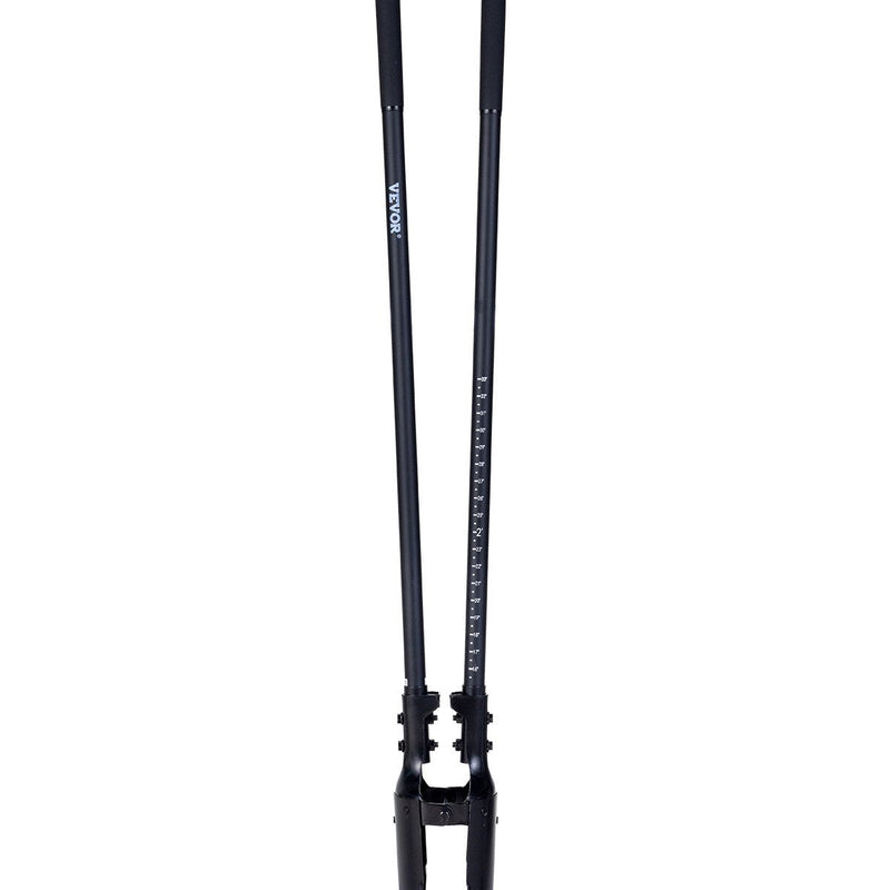 VEVOR cauruma rakšanas lāpsta ar stiklašķiedras kātu un mēroga atzīmēm, 1460 mm
