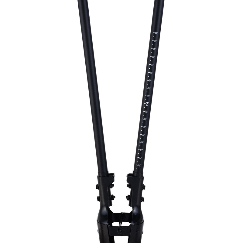 VEVOR cauruma rakšanas lāpsta ar stiklašķiedras kātu un mēroga atzīmēm, 1460 mm