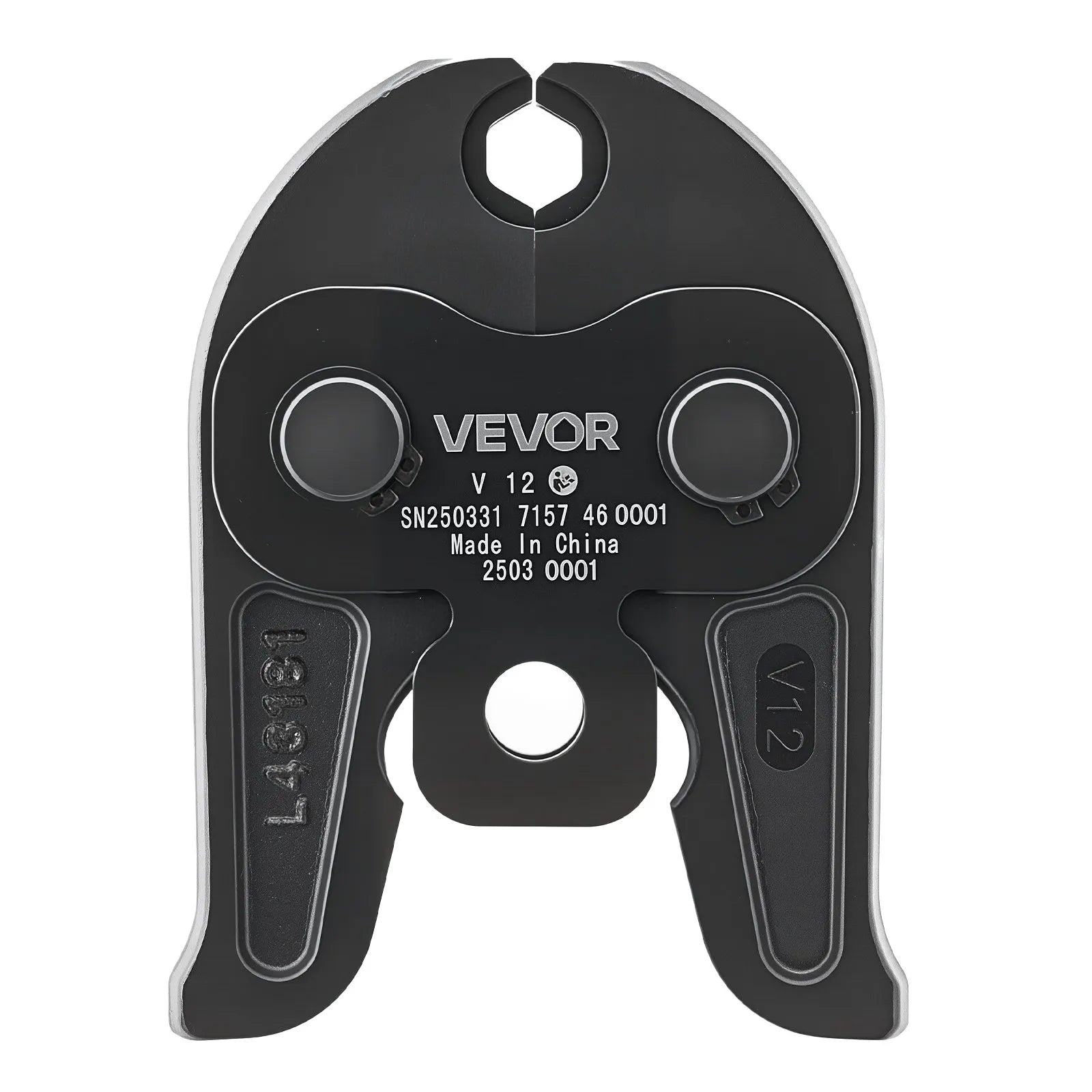VEVOR V12 presēšanas uzgalis 12 mm, piemērots V tipa nerūsējošā tērauda caurulēm