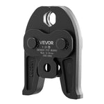 VEVOR presēšanas uzgalis V22, 22 mm, paredzēts V tipa nerūsējošā tērauda caurulēm, izgatavots no augstas stiprības cementēta tērauda, saderīgs ar standarta preses instrumentiem