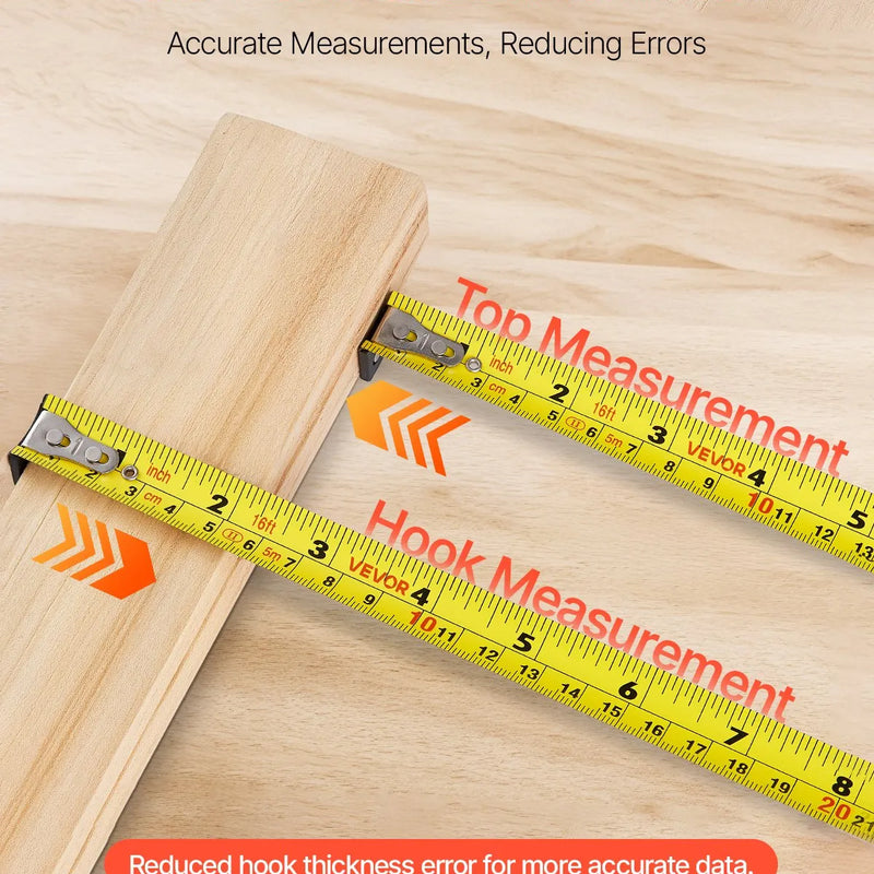 VEVOR 2-in-1 lāzera mērierīce ar 41 m lāzera mērījumu un 4,8 m magnētisku ruleti, uzlādējama, ar garuma, laukuma, tilpuma un nepārtrauktās mērīšanas režīmiem, mērvienības m/ft/in/ft+in, piemērota ārdarbiem un dekorēšanai