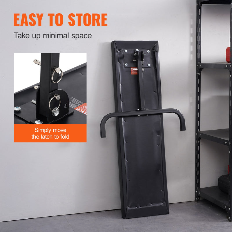 Кресло-коляска VEVOR 102 см, 150 кг, регулируемая по высоте, подкатная модель