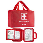 Pirmās palīdzības komplekts, 500 vienības, neatliekamās medicīnas piederumi mājai, automašīnai, birojam, ceļošanai, kempingam, kravas automašīnai, pārgājieniem, sportam, transportlīdzekļiem un āra ārkārtas situācijām