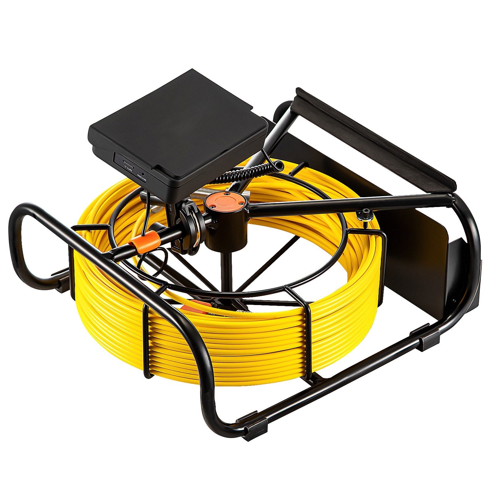 VEVOR kanalizācijas kamera 50 m, 10,92 cm kanālu kamera ar 6 regulējamām LED gaismām un 16GB atmiņas karte